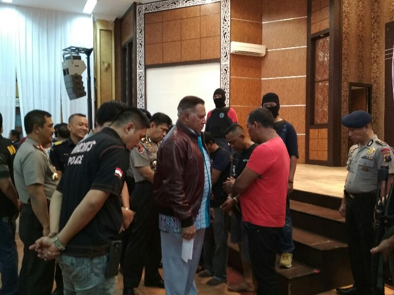 Ini foto 8 tersangka narkoba yang ditangkap di Perbaungan