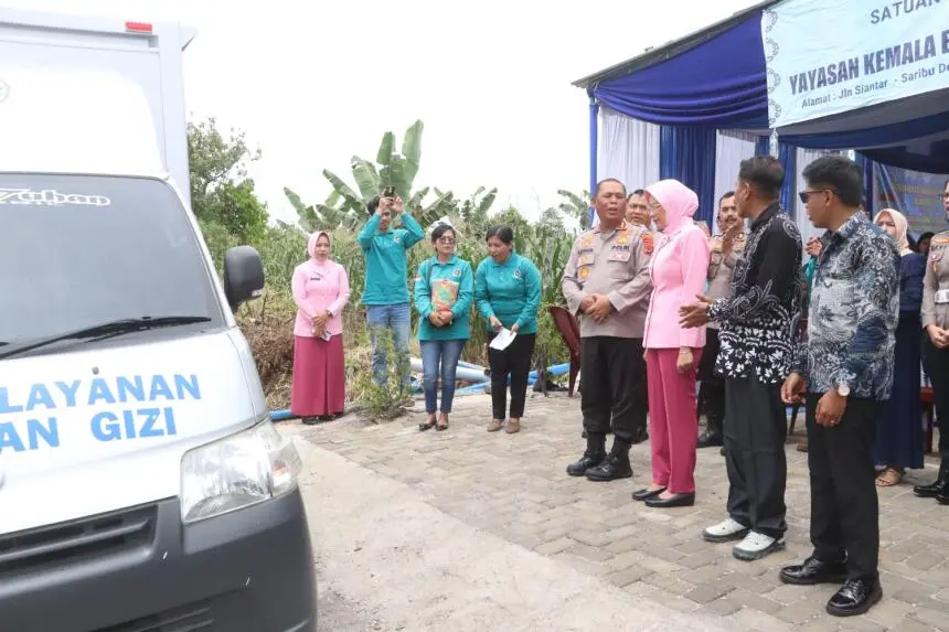 Kapolres Simalungun Resmikan SPPG Dame Raya, 1.534 Siswa Dapat Makan Bergizi Gratis