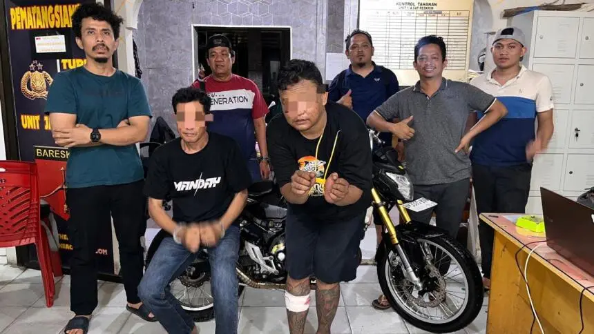 Bawa Kabur Motor Kodim, Dua Pelaku Ditangkap Saat Boncengan di Siantar
