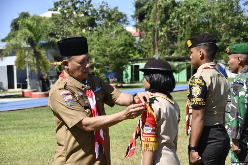 Wabup Tapteng Ingatkan Peserta Persami Agar Cinta Tanah Air