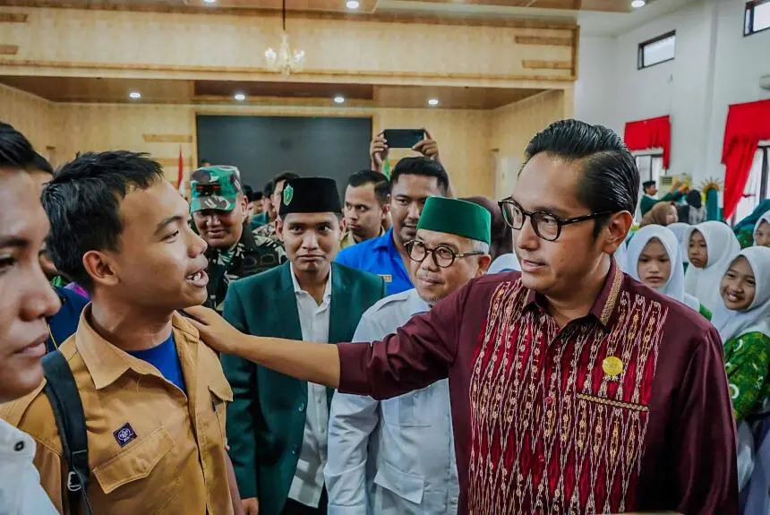 Rico Waas Ajak Pelajar IPA Kota Medan Kompak Tolak Judi Online