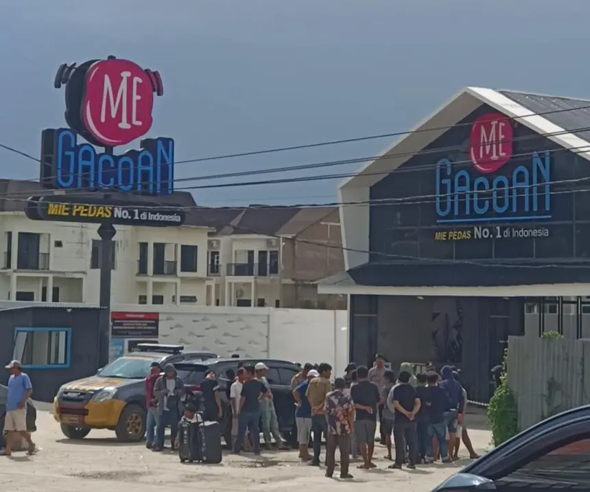 Mie Gacoan di Jalan Asahan Km4, Didemo Warga Simalungun