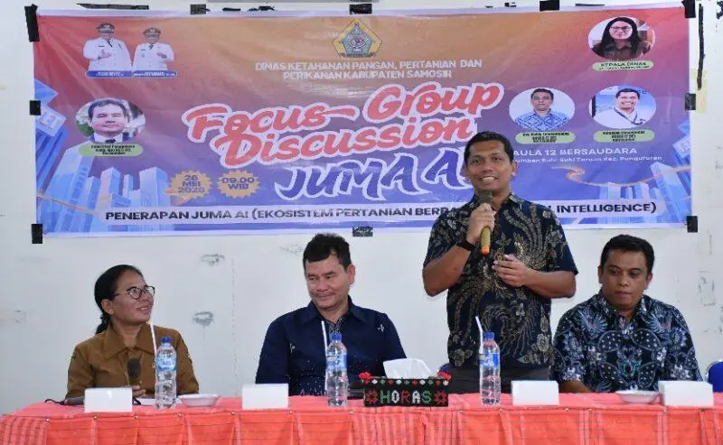 Pemkab Samosir Terapkan Platform JUMA AI untuk Tingkatkan Pengetahuan Petani Milenial dan Penyuluh