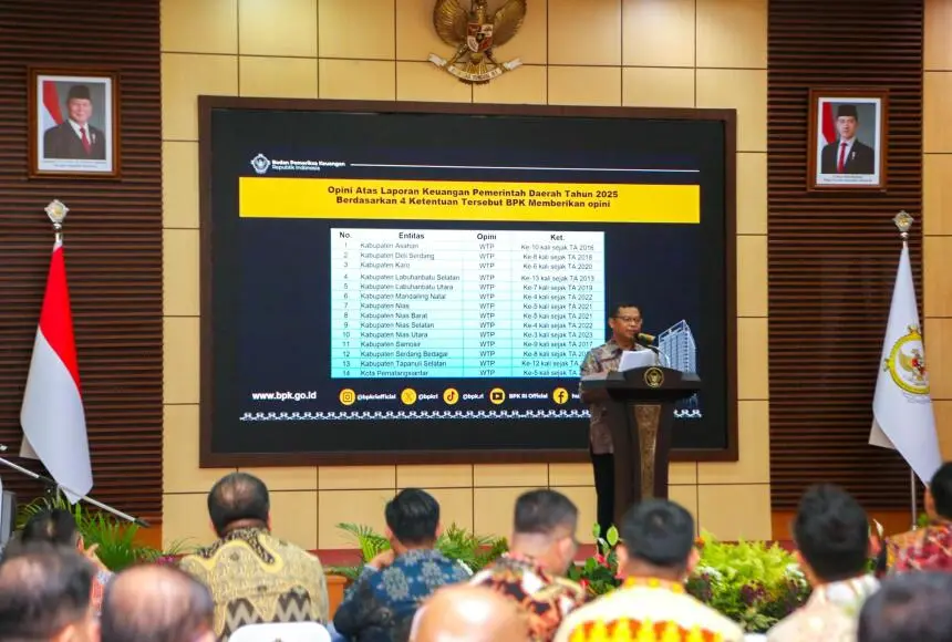 Untuk Kelima Kalinya, Pematangsiantar Kembali Raih Opini WTP dari BPK