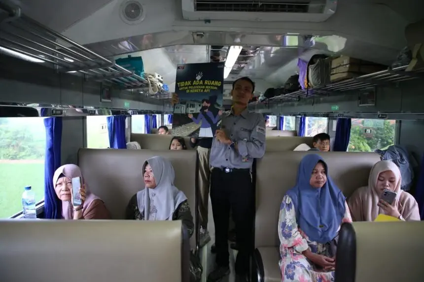KAI Sumut Gandeng Railfans Sosialisasikan Pencegahan Pelecehan Seksual di Kereta Api