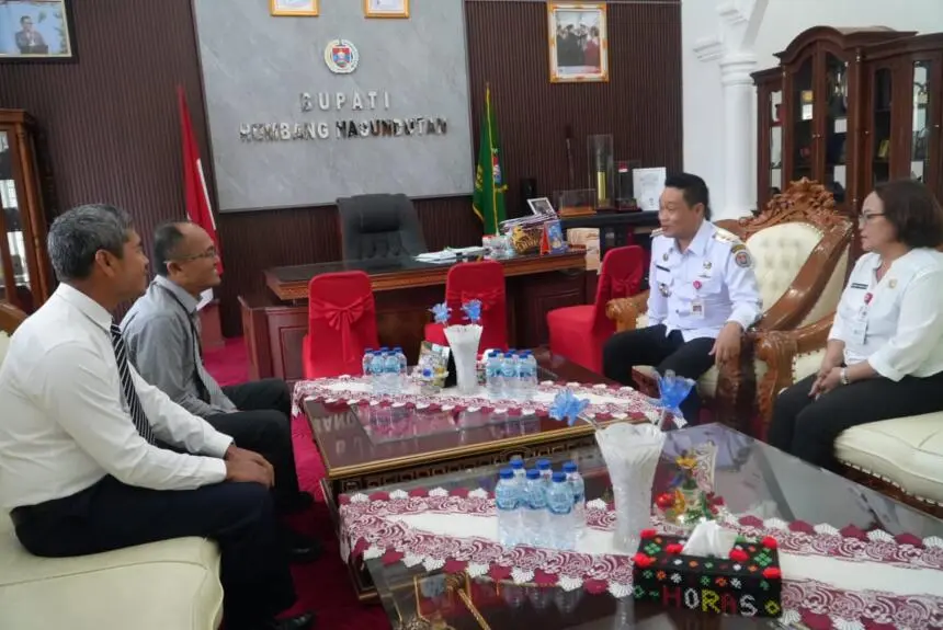 Bupati Humbahas Sambut Kunjungan Bank Sumut, Bahas Digitalisasi Pajak dan Peningkatan PAD