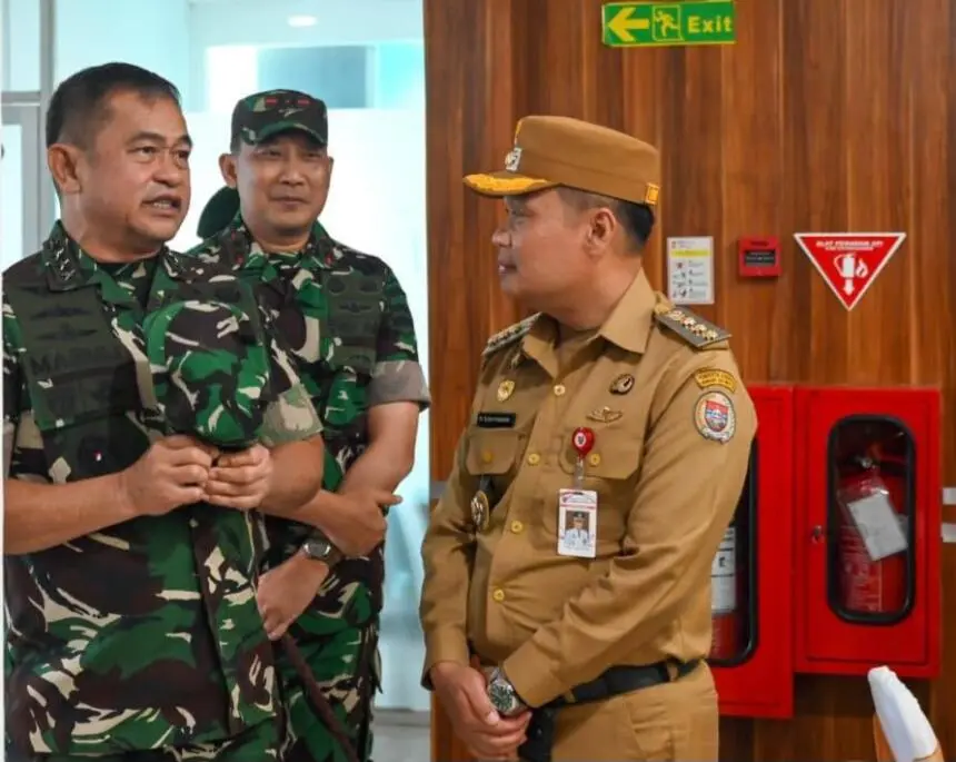 Bupati Humbahas Sambut Kunjungan Kerja Kasad Jenderal TNI Maruli Simanjuntak