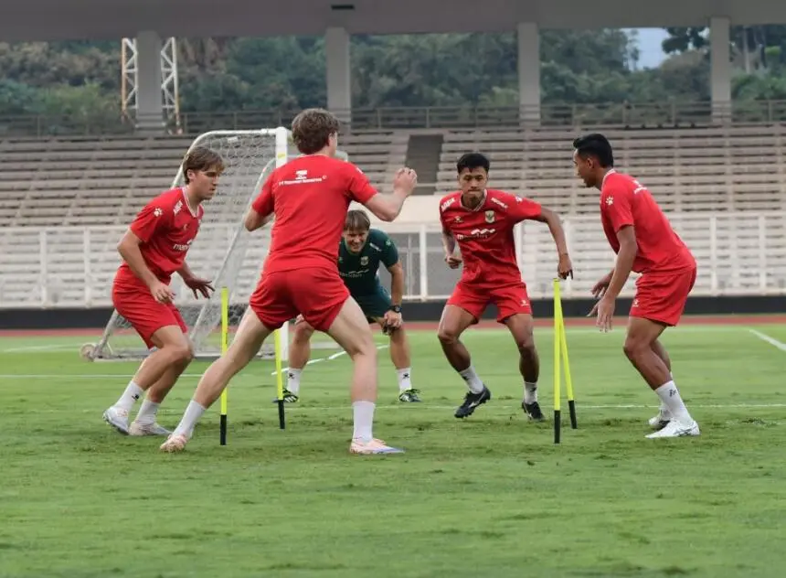 Punggawa Timnas Indonesia Matangkan Latihan Jelang Laga Kedua FIFA Matchday 2026 Lawan Mozambik