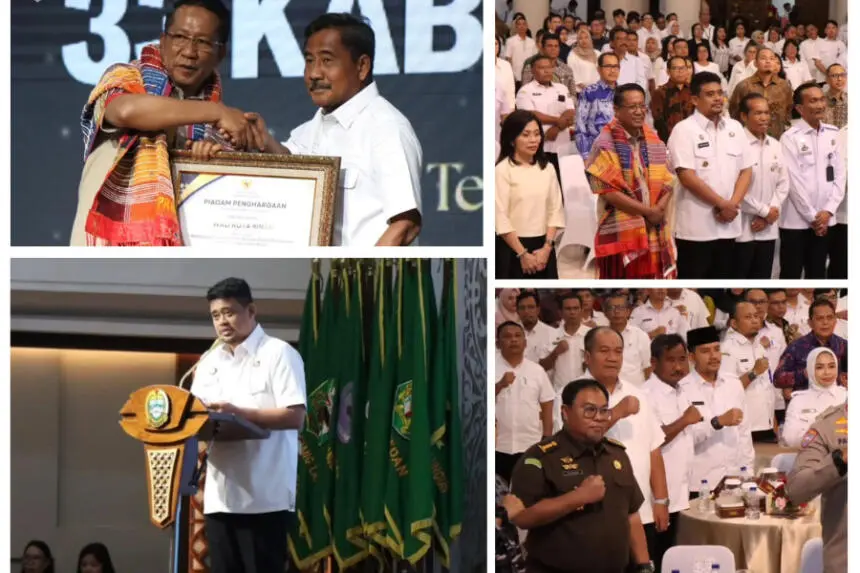 Wali Kota Binjai Hadiri Peresmian Pos Bantuan Hukum Desa/Kelurahan se-Sumatera Utara