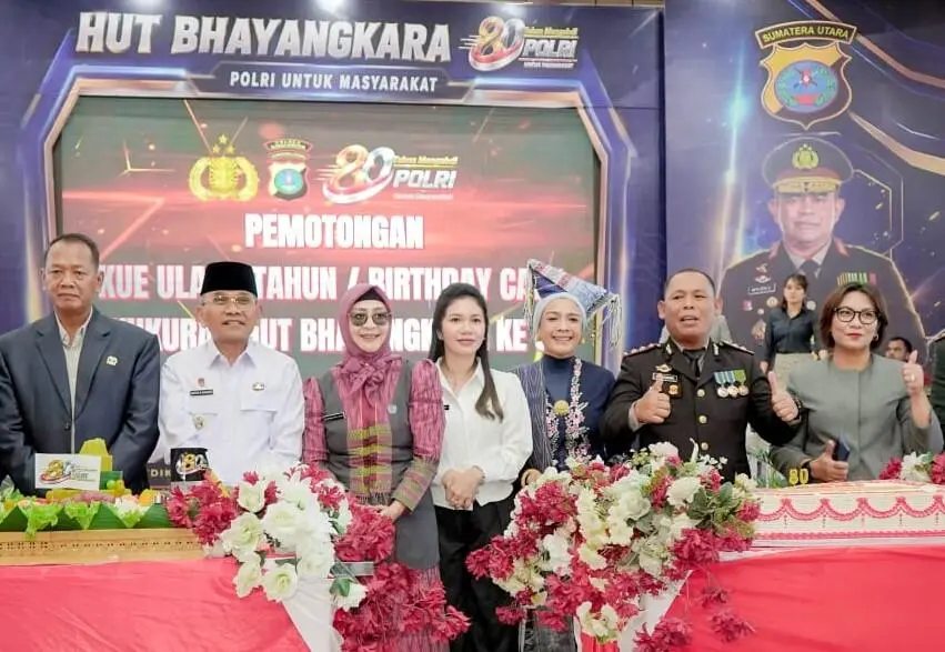 Peringati HUT Bhayangkara ke-80, Bupati Anton: Polri Kolaborasi Kunci Stabilitas dan Pembangunan