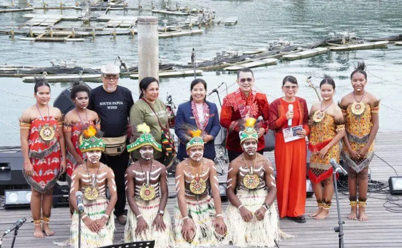 Komunitas Seni Budaya Nasional Papua Selatan Tampil di Samosir, Ribuan Penonton Terpukau, Jadi Simbol Kolaborasi dari Timur ke Barat Indonesia