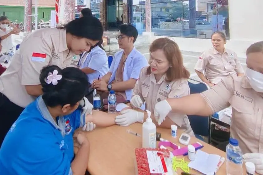 Peringati HUT ke-23, Pemkab Humbahas Gelar Cek Kesehatan Gratis untuk Masyarakat