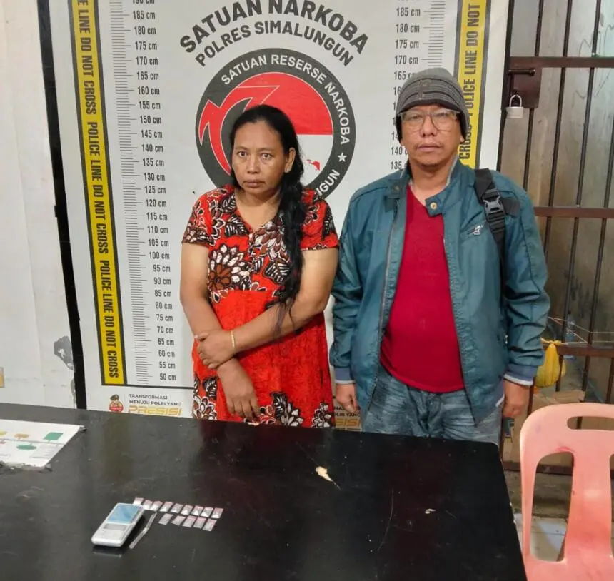 Polisi Amankan Pengedar Sabu di Bosar Maligas, 9 Paket dan Timbangan Digital Disita