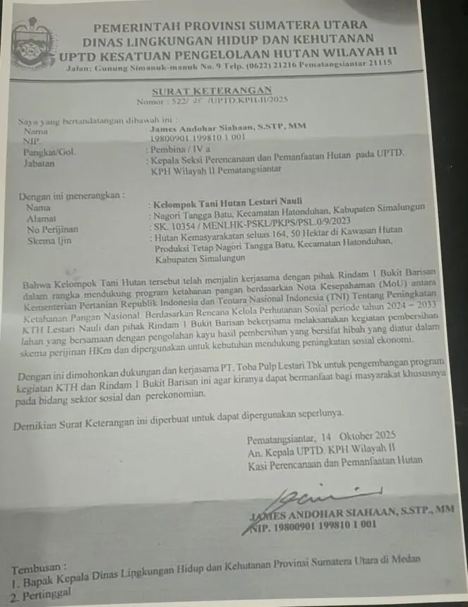 Dugaan Pembalakan Liar di Hatonduhan, Masyarakat Minta Dishut Siantar dan Rindam Turun ke Lokasi