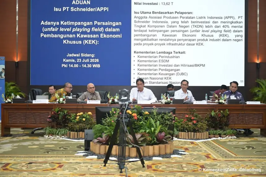 Pimpin Sidang Debottlenecking, Menkeu Instruksikan Penyelarasan Aturan KEK untuk Lindungi Industri Dalam Negeri