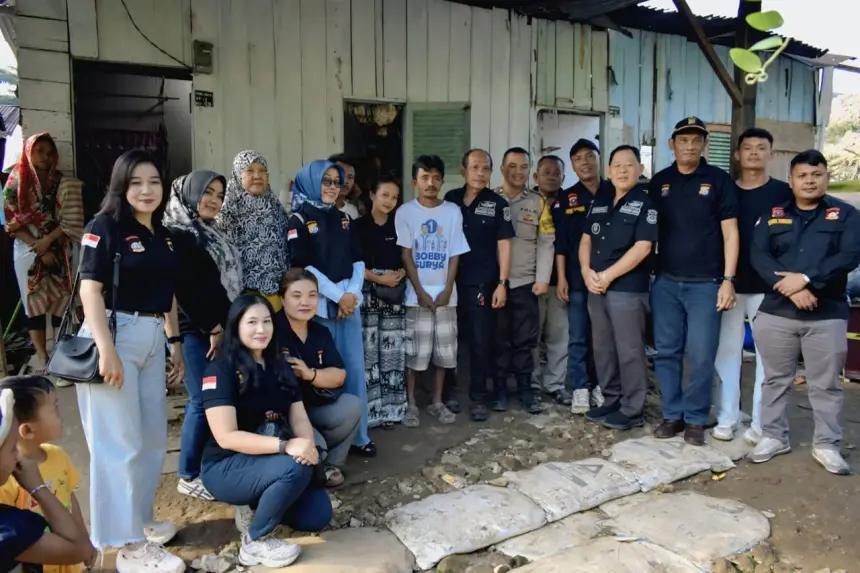 Bankom Raya Bantu Keluarga Korban Bencana di Siantar Martoba