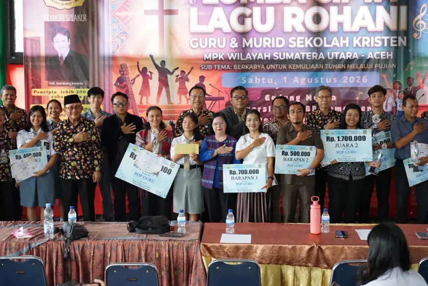 Lomba Cipta Lagu Rohani Guru dan Siswa Kristen: Karya Seni Perkuat Iman dan Karakter