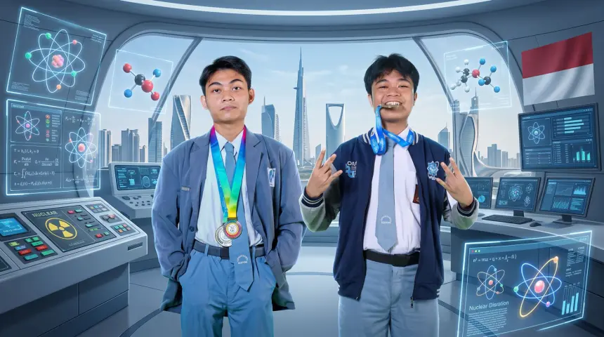 Dua Siswa MAN IC Serpong Jadi Delegasi Perdana Indonesia di Olimpiade Sains Nuklir Internasional
