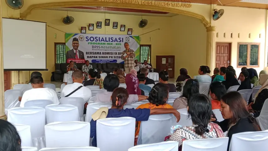 BPJS Kesehatan dan DPR RI Gelar Sosialisasi JKN-KIS di Tapanuli Tengah