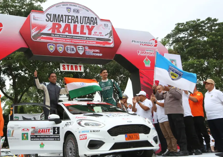 Siantar Lokasi Ceremonial Start Rally APRC 2026, Pembalap dari 3 Negara Ikut Berkompetisi