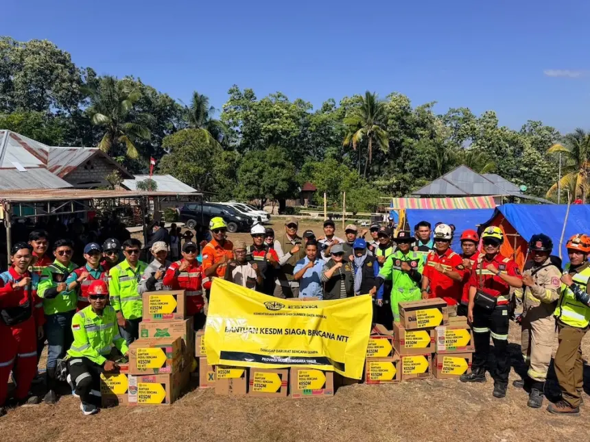 Bantuan Kebutuhan Dasar Disalurkan, ESDM Pastikan Respons Bencana Berjalan Sesuai Kebutuhan Lapangan