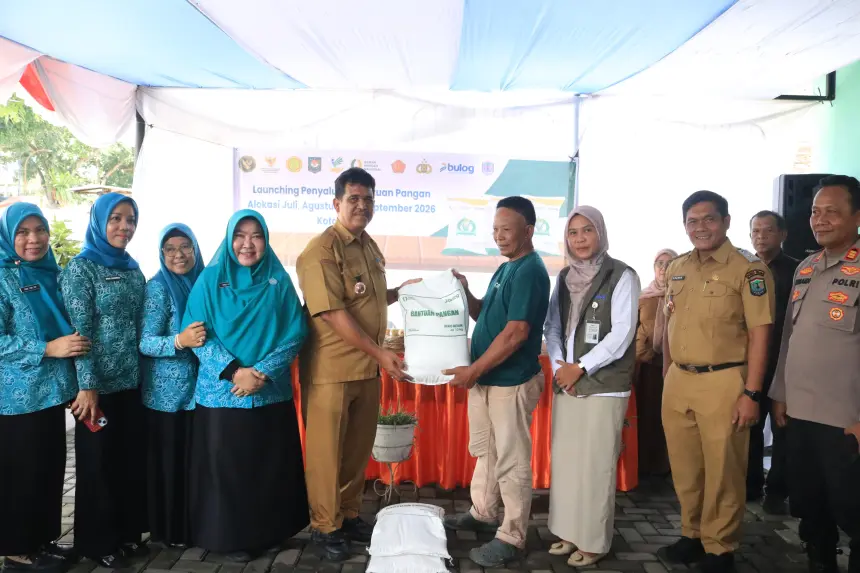 Bantuan Pangan Kembali Disalurkan, Pemko Binjai Bantu Penuhi Kebutuhan Pangan Masyarakat