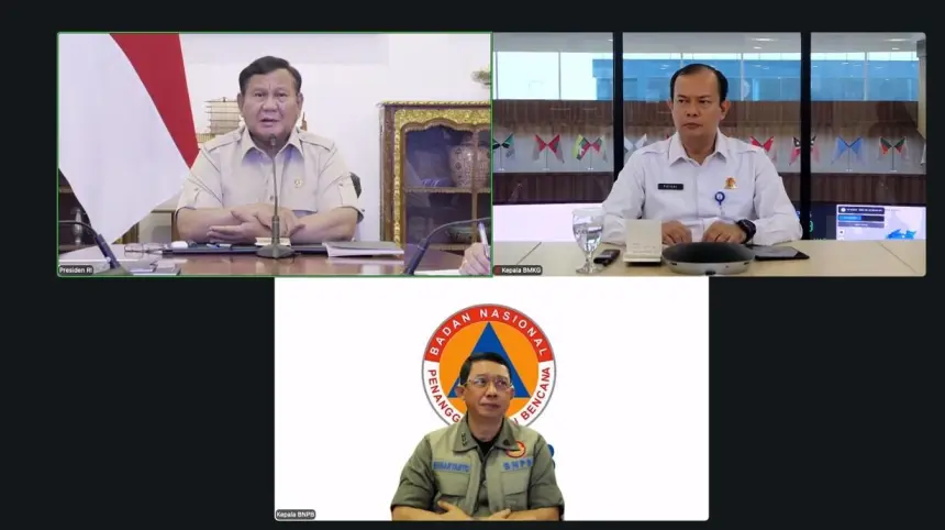 Presiden Prabowo Pantau Penanganan Karhutla, Sisa 209,78 Hektare Terus Dipadamkan