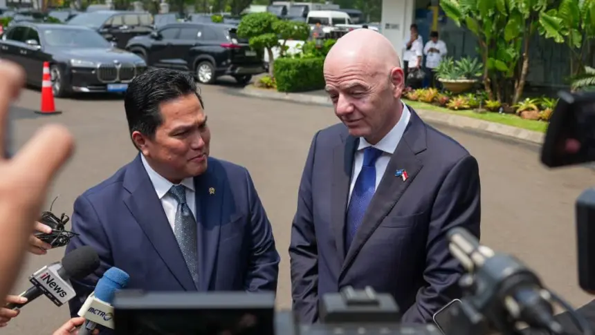 Tiba di Istana untuk Bertemu Presiden Prabowo, Presiden FIFA Puji Indonesia sebagai Tuan Rumah Luar Biasa
