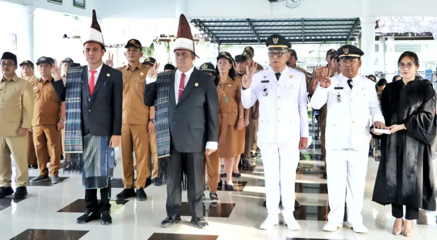 45 Pejabat Pimpinan Tinggi, Administrator dan Pengawas Pemkab Simalungun Dilantik