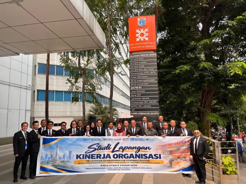 BPSDM penyelenggara PKA 2026 melakukan studi lapangan dengan baik di DPMPTSP DKI JAKARTA