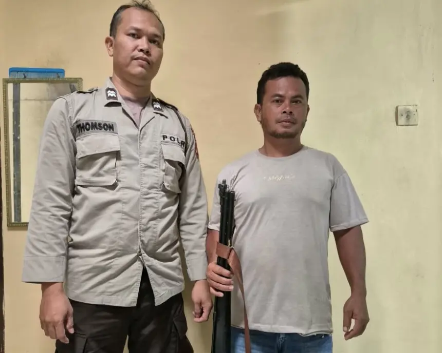 Tersulut Emosi Saat Minum Tuak, Pria di Simalungun Tembak Tetangganya dengan Senapan Angin