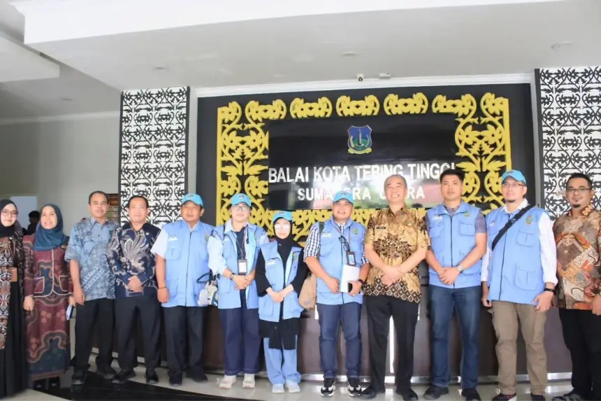 Terima Tim Verifikasi Program Kampung Kreatif Sumut Berkah, Sekda Tebing Tinggi Paparkan Potensi Agrowisata Pinang Mancung