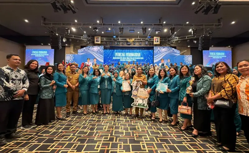 TP PKK Kabupaten Samosir Raih Juara Harapan II UP2K PKK Tingkat Provinsi Sumatera Utara