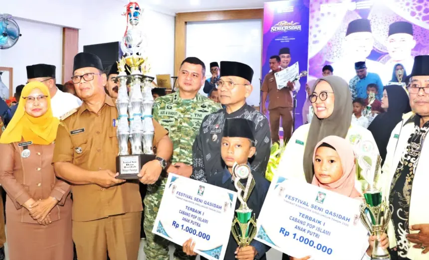Festival Seni dan Qasidah Simalungun 2026 Ditutup, Kecamatan Gunung Malela Juara Umum