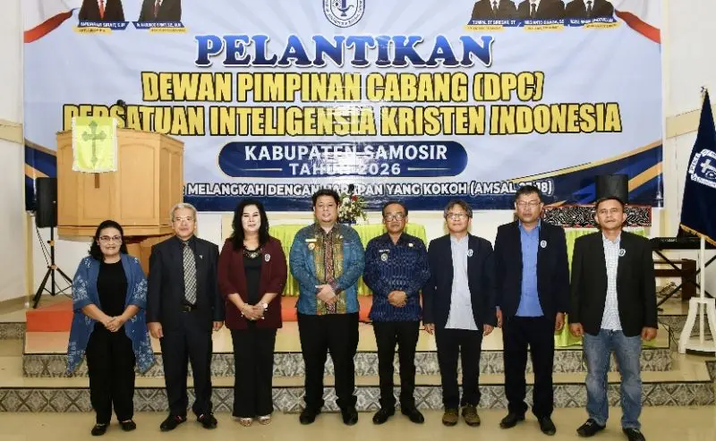 DPC PIKI Samosir Dilantik, Bupati Vandiko Ajak Perkuat Sinergi dan Jaga Karakter Kekristenan