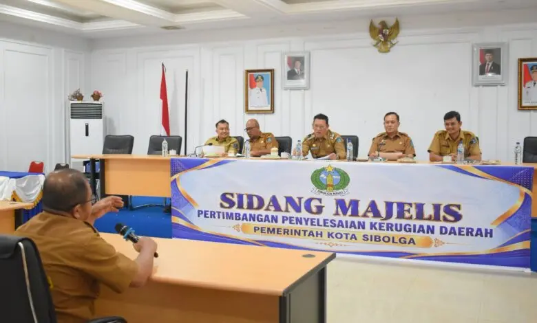 Pemko Sibolga Pertegas Penyelesaian Kerugian Daerah, Wakil Wali Kota Tekankan Tanggung Jawab ASN dan Pengamanan Aset