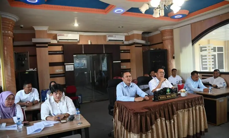 Wakil Wali Kota Sibolga Ikuti Rakor Nasional Percepatan Rehabilitasi Infrastruktur dan UMKM Pascabencana