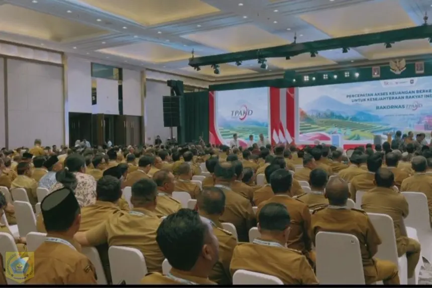 Bupati Pakpak Bharat menghadiri Rapat Koordinasi Nasional (Rakornas) Tim Percepatan Akses Keuangan Daerah (TPAKD)
