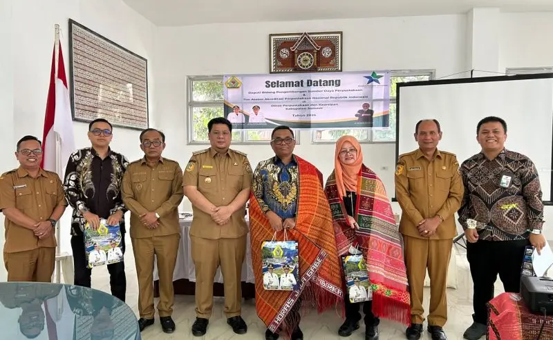 Perpustakaan Daerah Samosir Raih Akreditasi B, Vandiko Dorong Penguatan Layanan Literasi