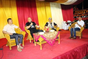 Indro ‘Warkop DKI’ Hadiri Dialog Pelestarian Becak Khas Siantar