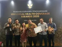Tiga Kali Berturut-turut, Program Unggulan Bupati Samosir BPJS Gratis, Raih Penghargaan UHC