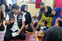 Kunjungi Korban Banjir Pemalang, Wamensos Agus Jabo Ingatkan Potensi Bencana hingga April