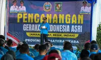 Wagub Sumut Surya Pimpin Aksi Bersih Massal, Canangkan Gerakan Indonesia ASRI