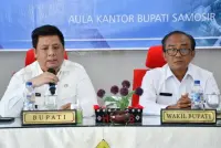 Bupati Samosir Tegaskan Peningkatan Kinerja OPD dan Kesanggupan Melampaui Target PAD, Siapkan Evaluasi Rutin hingga Triwulan