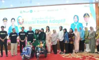 Deli Serdang Terima Bantuan 20 Kursi Roda Adaptif Khusus Anak