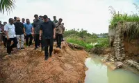 Bobby Nasution Tinjau Sungai Tukka, Pemerintah Siapkan Tanggul dan Sabo Dam Kendalikan Banjir