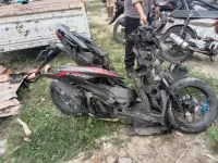 Mengemudi ke Jalur Kanan dengan Kecepatan Tinggi, Pemotor Tewas di Jalan Siantar-Tebing Tinggi