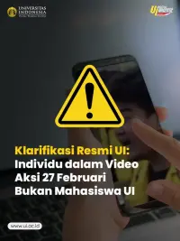 UI Tegaskan Individu Dalam Video Aksi 27 Februari Bukan Mahasiswa Universitas Indonesia