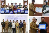 Pemulihan Pascabencana, Bantuan Perbaikan Rumah Tahap II Diserahkan kepada Warga Binjai