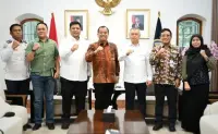 Bupati Samosir Temui Menteri Perhubungan, Usulkan Pembukaan Jalur Penyeberangan Danau Samosir–Tongging